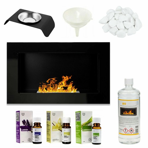 Cheminée bio éthanol - bio, noir