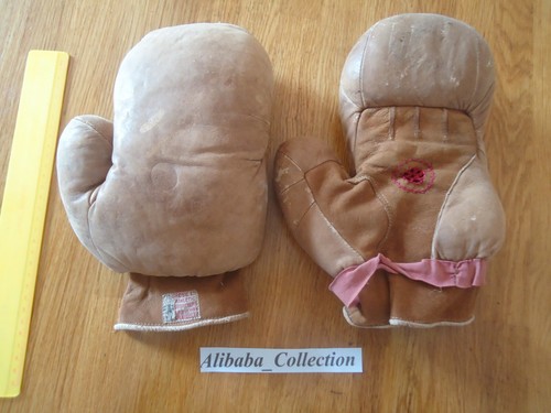 Lot gants boxe cuir - boxe,