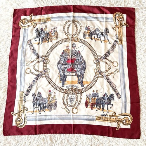 écharpe hermes carre soie - hermes, 90