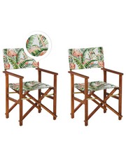 Lot de 2 Chaises Pliables Bois