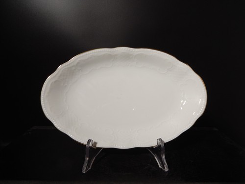 Plateau ovale porcelaine - plateau, en