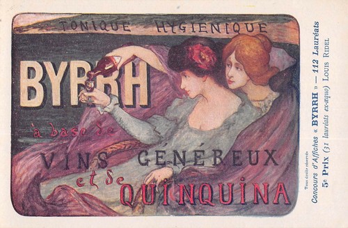 Cpa concours affiches byrrh - concours,