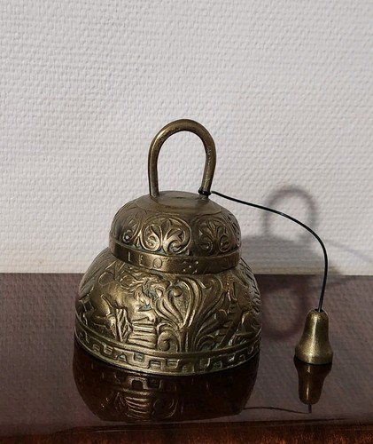 Cloche ancienne bronze massif - ancienne,