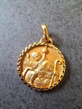 Pendentif En Plaqué Or Saint