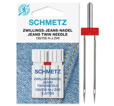 | 1 Aiguille pour machine à coudre | Double Jeans | 130/705 H-J ZWI 4.0 | Gro...