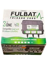 CHARGEUR DE BATTERIE FULBAT FULBANK 2000 MOTO SCOOTER TONDEUSE TRACTEUR