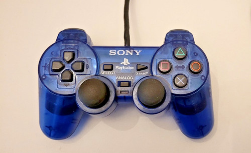 Manette sony playstation bleue - playstation,