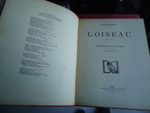 Oiseau jules michelet - de,