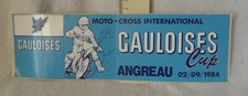 Autocollant sticker - MOTO-CROSS International - Original - années 80 -