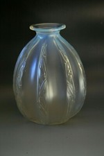 ANCIEN VASE ART DECO SABINO EN VERRE " EUCALYPTUS " - CIRCA 1928