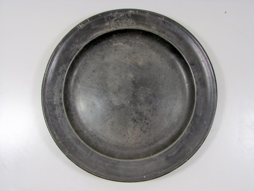 Ancienne assiette etain - assiette,