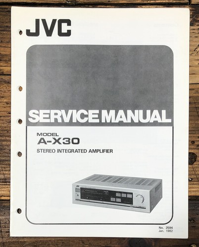 Jvc x30 amplifier service - amplifier,