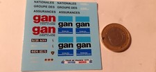 decalcomanie decals banque gan tour de france cycliste  1/43
