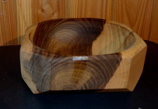 Pot à fruit en bois :Noyer