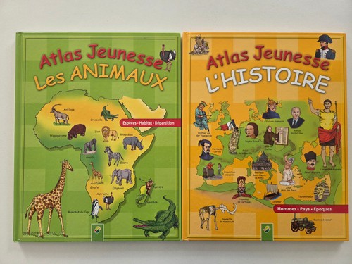 Lot livres atlas - 2,