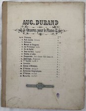 Auguste Durand Babillage 1880 Musique Partitions Piano Op. 62