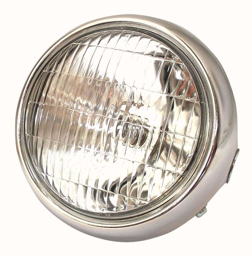 Phare rond 140 chrome - phare, mm