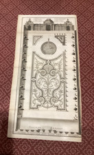 Planche  ancienne d'Architecture.  - JARDIN -