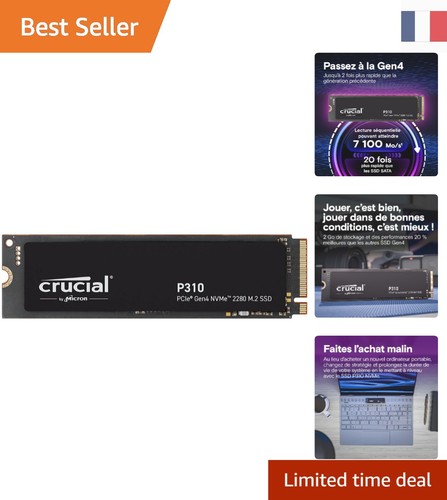 Ssd crucial p310 - crucial, 500go
