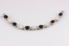 R. 925 BEADED SILVER BRACELET