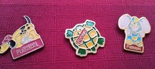 Pin's Animaux lot de 3 pin's (souris chien tortue) jouet Playskool    (14)