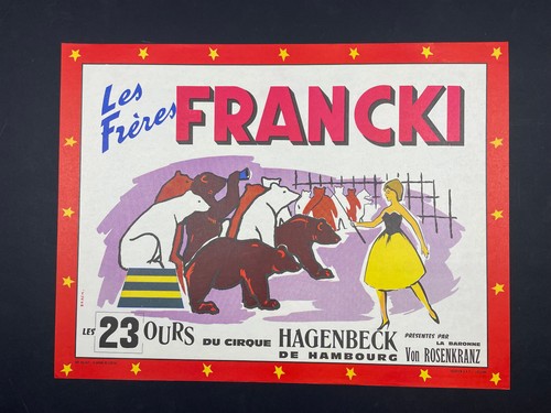Petite affiche ancienne cirque - petite,