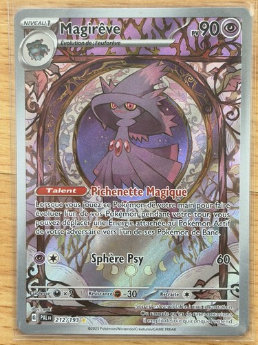 Carte pokémon magirêve - carte,