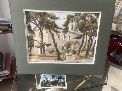 Ancienne aquarelle signé - ancienne,