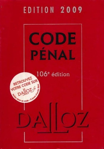 Code pénal 2009 - -,