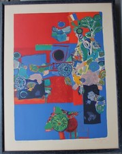 Roger BEZOMBES Lithographie