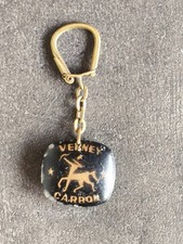 BOURBON PORTE CLE VINTAGE VERNEY CARRON ARMURERIE FUSIL CHASSE ANNEES 60 EU