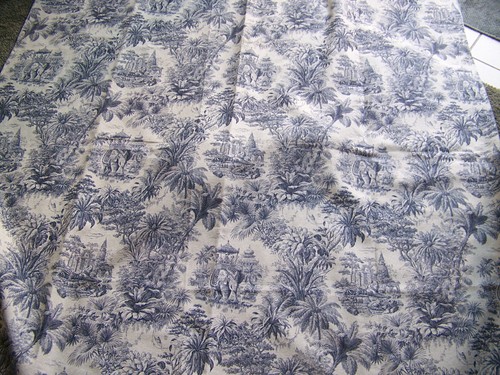 Coupon tissu jungle motifs - de,
