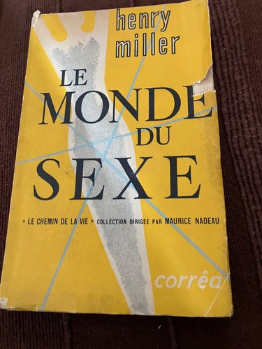 Monde sexe henry miller - monde,