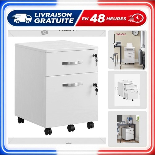 Caisson bureau vasagle à - bureau,