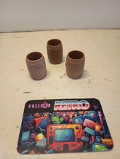 3 tonneau , playmobil (  pirate , medieval   ) 