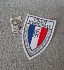 Ecusson / insigne tissu police municipale république Française
