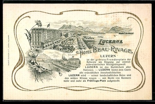 Carte représentative lucerne - carte,