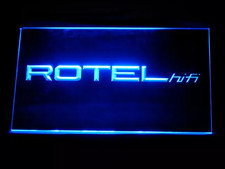 Audio home cinéma Rotel Hi Fi pour studio d'enregistrement enseigne lumineuse...
