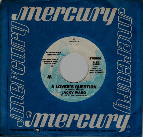 Jacky ward lover s question - jacky,