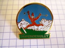 ALPINE SKIING WINTER SPORT SUPERDEVOLUY ALPS SKI VINTAGE PIN PRIVATE COLLECTION