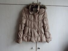 Manteau doudoune marron à capuche attenante, taille 158 - Here and There C&A