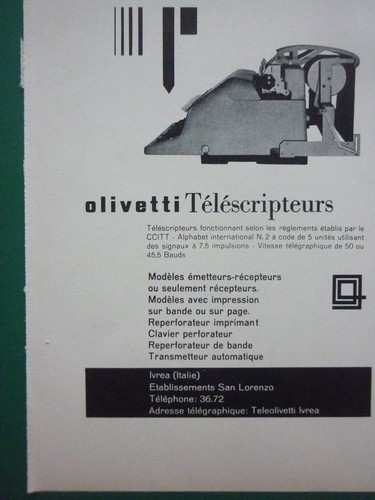 1959 pub ivrea italia - 6/1959,