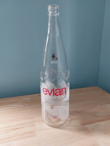 Bouteille vide evian edition - evian,