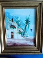 Petit tableau huile sur toile