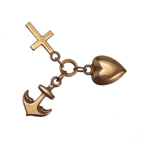 Ancien pendentif les vertus - pendentif,