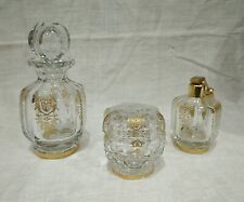 ENSEMBLE DE TOILETTE CRISTAL DE BACCARAT MALMAISON 