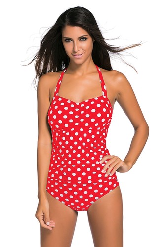 Maillot bain pièce rouge - bain,