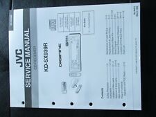 JVC KD-SX939R Car CD Receiver