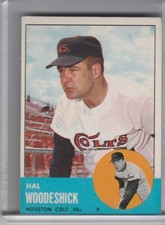 1963 TOPPS #517 HAL WOODESHICK
