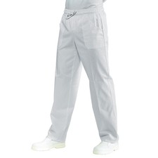 Pantalon avec Elastique Blanc